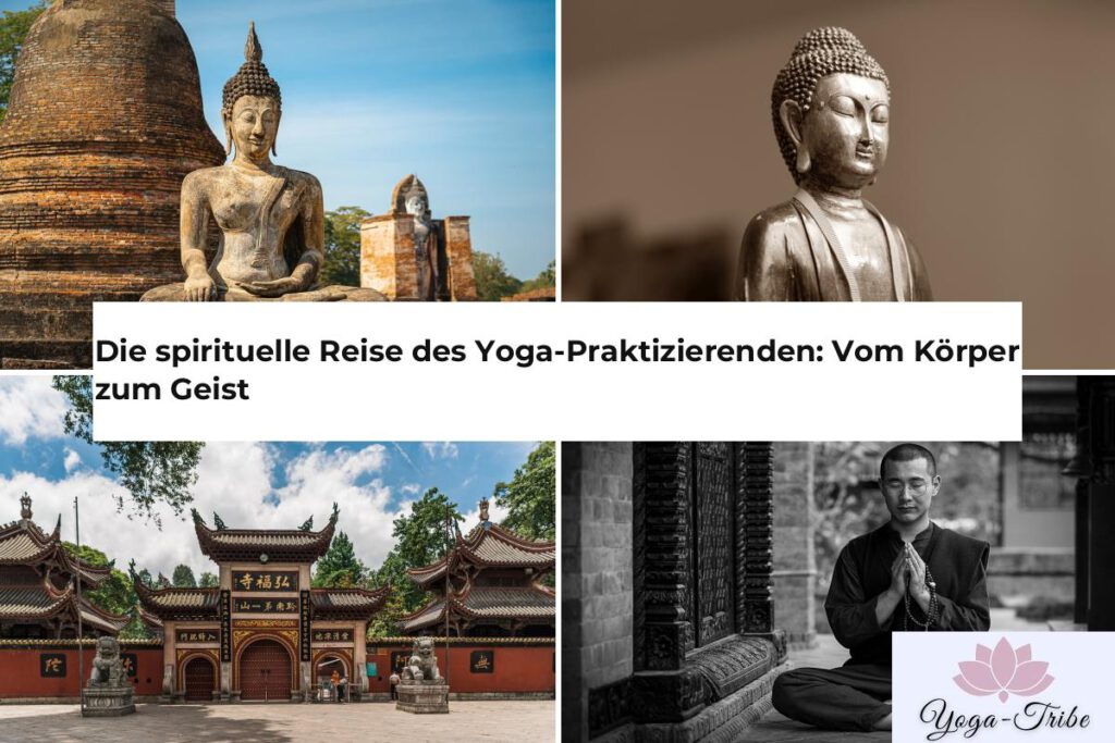 spirituelle reise des yoga praktizierenden