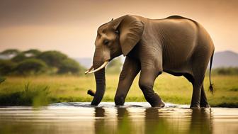 elefant krafttier symbol der staerke und weisheit in der spiritualitaet