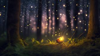 krafttier gluehwuermchen licht und spirituelle bedeutung entdecken