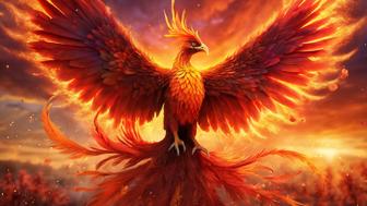 krafttier phoenix symbol fuer transformation und neuanfang