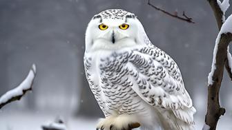 krafttier schneeeule weisheit und spiritualitaet im einklang