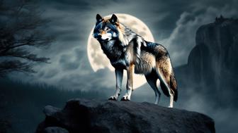 krafttier wolf entfaltung der inneren staerke und spirituelle weisheit