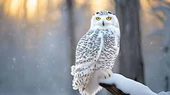 schneeeule krafttier die symbolik und weisheit der majestaetischen eule